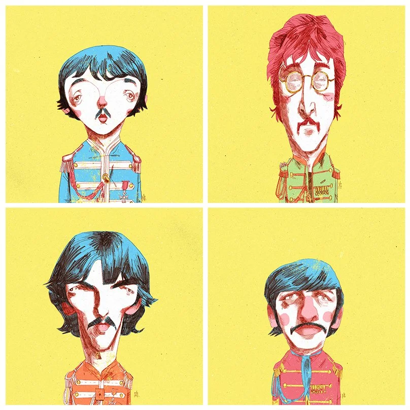 The Beatles 01' print — Alexander Jackson Art